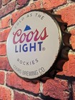Coors Light Beer Metal Sign   14    Mancave Garage Bar Decor Christmas Gift