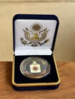 Central Intelligence Agency  cia  Challenge Coin In Blue Velvet Case   great Gift