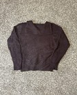 Vintage Kurt Cobain Style - The Shack 25  Mohair Wool Sweater Brown  Usa