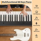 88 Key Portable Electric Semi-weighted Keyboard Piano For Beginners No Stand
