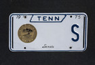 1975 Tennessee Senate License Plate Single Letter - S