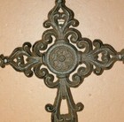 Southwest Mission Style Crosses For Wall Decor  Cast Iron  Coulter 3