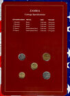 Coin Sets Of All Nations Zambia Unc 25 50 Ngwee  1 5 10 Kwacha 1992