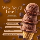 Triple Scoop - Premium Chocolate Ice Cream Mix For Ice Cream Maker  Simple  E   