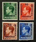 Travelstamps  1936 Great Britain Agencies In Morocco Stamps Sc  78-81 Mint Moglh