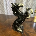 Horse Salt Pepper Shakers Porcelain Japan Vintage
