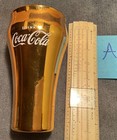 Rare Coca Cola 50th Anniversary Large Gold-plated Coke Vintage
