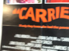 Carrie Original One Sheet Movie Poster Stephen King Sissy Spacek Horror Classic