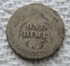 1901-s Barber Silver Dime Rare Key Date San Francisco Mint Good