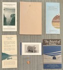 Vtg Maine Bklts Flyers Acadia Bowdoin Coll Mus Cat Cheviot Sheep Desert Of Maine