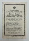 Ww2 Wwii Original German Death Card Died Italian Theater Italy Hospital Photo