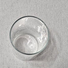 Elegant Solid Clear Glass 7 5  X 3 5  Vase W wide Mouth