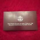 1995 Us Olympic Games Atlanta Centennial Two Coin Silver Proof Set W box