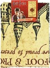 Vintage Harry Potter Marauders Map Beach Towel 30x60   Hogwarts Wizard Gift