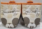 2 Same Printed Mini Oven Mitts W neoprene  6 x7   Disney Mickey Mouse Plaid  Bb