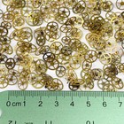 50 Gold Watch Wheels 7 5-9 5mm Steampunk Art Gear Parts Watchmaker Job Lot Cogs