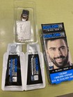 1 Box Of Color For Him Mens Facial Hair Dye Black Mustache Beard Brush In