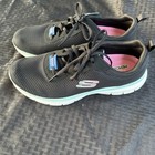 Skechers Air Cooled Memory Lite Foam Women s 10 Black Sneakers New With Tags