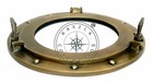 Antique Brass 12   Porthole Nautical Maritime Ship Boat Wall Mirror Home Decor