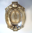 Rare Antique Vintage Silver Plate  art Nouveau Bowl  1900-1911