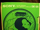 Vintage Sony De-25 Pillow Speaker 1970s New In Box Canada Canadian