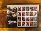Usps Postage Stamps Sheet Of 20 - Dungeons And Dragons - First Class Letter