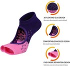 Yoga Pilates Toeless Socks With Grips  non Slip Half Toe For Barre Ballet Dance