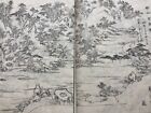1735   japanese   antique Woodblock Book   44 Japanese Gardens   3books      y0702042