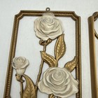 Vtg 1950 Mcm Four Seasons By Dart Industries Hollywood Regency 3d Wall Plaque