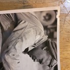 African American Soldier Picking Shrapnel From Face U s  Army Signal Corps Photo