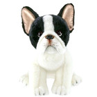     New Bearington Collection Plush Toy French Bulldog Black White Frenchie Dog