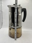 Bialetti Musa Stovetop Moka Pot Coffee Espresso  Stainless Steel Large 9 Cup 