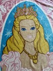 Vtg 2001 Barbie In The Nutcracker Fleece Throw Blanket Rare Y2k Pink