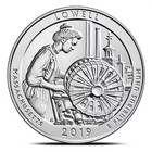2019-p 5 Oz Burnished Atb Lowell National Historical Park Silver Coin  box  Coa 