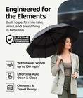 Windproof Umbrella  Travel  Compact Folding  100mph  Auto Open Close  Portable