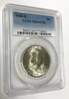 1948-d Franklin Silver 1 2  50c  Half Dollar Pcgs Ms64