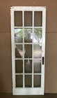 Vtg Single 15 Lite Glass Interior Shabby 29x78 Wood French Door Old 1188-24b