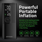 Airmoto Tire Inflator Portable Air Compressor - Cordless Air Pump For Car Tires