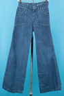 Vtg Women s 70s Maverick Bell Bottom Jeans Sz 27 5  1970s Bellbottoms Wide Leg