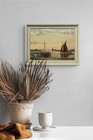 Clive Brown  english  1901-1991  Oil On Board Painting River Scene