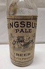 Vintage Kingsbury Pale Beer 12 Oz Glass Bottle Paper Label 