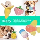 19 Pack Puppy Squeaky Dog Toys Set Plush Puppies cute Chew Pets Dog Toy With    