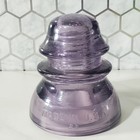 Whitall Tatum No  1 Purple Amethyst Glass Insulator Made In Usa 29