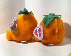 2 Puffkins Halloween Pumpkins Gourdy   Jack Limited Edition Bean Bag Plush Tags