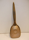 Vintage Gold Tone    Floral Vanity Hair Brush Mc