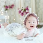 Newborn Studio Photo Shoot Photography Prop Baby Girl Lace Dress Skirt Hat Set