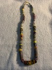 Antique  African Trade Beads - 24  Necklace Collection -  b84  Chipped Useable