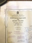 Noaa Nautical Training Chart 1210 Tr Martha s Vineyard To Block Island Look 1985