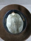 Vintage Wormser Superior Quality Mens Fedora Hat 6 5 8 Felt Feather