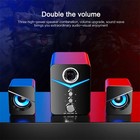 Usb Computer Speakers W  Subwoofer Stereo Bass Control For Pc Laptop Desktop